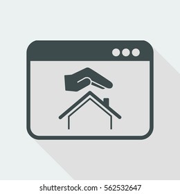 Living protection - Vector icon for computer website or application