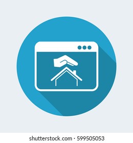 Living protection - Vector icon for computer website or application