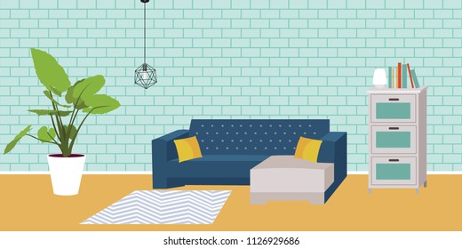 Living room with couch
