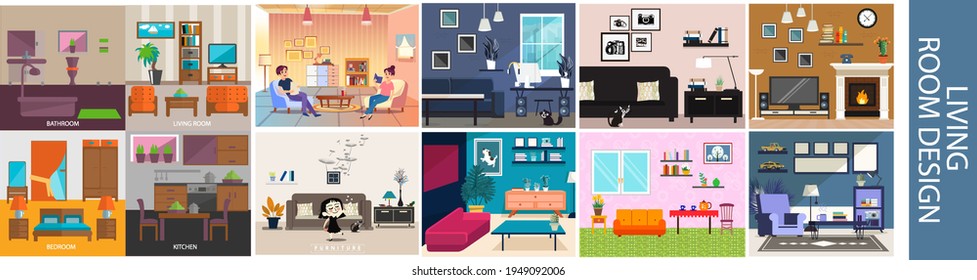 living Room Design design illustration