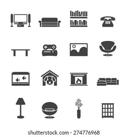 Living Room Icon Set