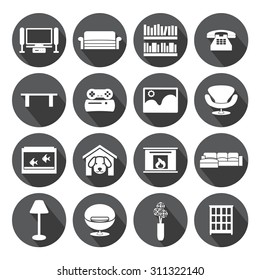 Living room icon Set