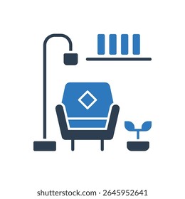 Living Room Icon - Sofa Icon