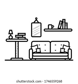 14,657 Living room pictogram Images, Stock Photos & Vectors | Shutterstock