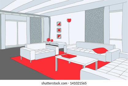 Living room interior