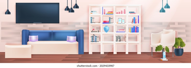 living room interior modern home apartment design horizontal