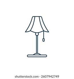 living room lamp, hanging lamp icon vector template