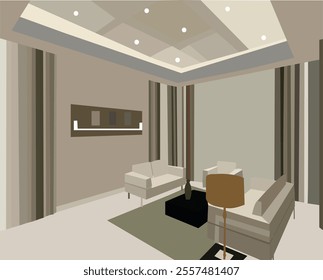 Living room is the most important place of a home. It can said to be the heart of a home. Living room is a place for the house owners or family members to sit together and enjoy quality time together.