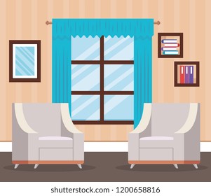 living room place with sofa