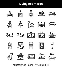 Living Room related icons created for next project and work beautifully