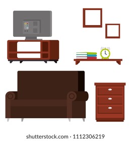 living room set icons
