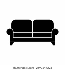 Wohnzimmer Sofa Vektorsymbol