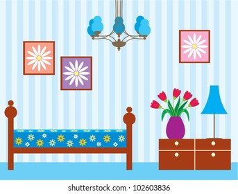 Living room. vector