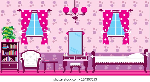 Living room. vector