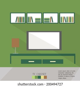 Living Room vector illustration