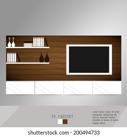 Living Room vector illustration