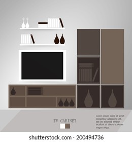 Living Room vector illustration