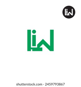 LIW Logo Letter Monogram Design