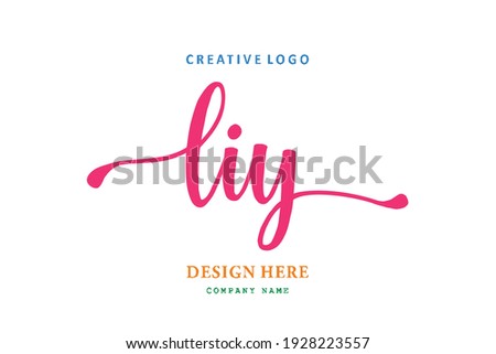 LIY lettering logo is simple, easy to understand and authoritative