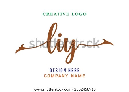 LIY  lettering logo is simple, easy to understand and authoritative