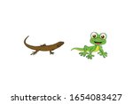 Lizard Animal Cartoon Vector Illustration