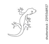 Lizard animal cute vector illustration emoji symbol sign icon vector illustration isolated flat