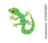 Lizard animal cute vector illustration emoji symbol sign icon vector illustration isolated flat gecko reptile