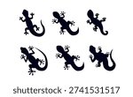 Lizard animal cute vector illustration emoji symbol sign icon vector illustration isolated flat gecko reptile	