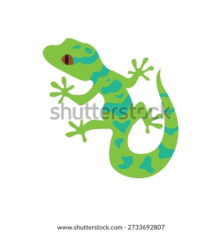 Lizard animal cute vector illustration emoji symbol sign icon vector illustration isolated flat gecko reptile