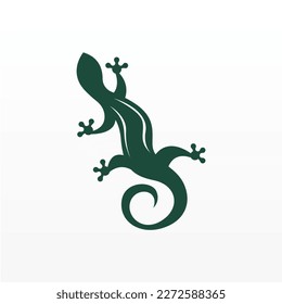 Diseño del logotipo de animales de lagar. Logo del lagarto salvaje. Plantilla de logotipo de reptil