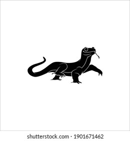 Lizard Animal Solid Icon Design