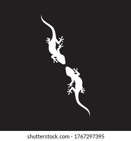 lizard animal vector logo template