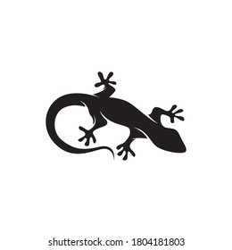 Lizard. Plantilla de logotipo de vector animal
