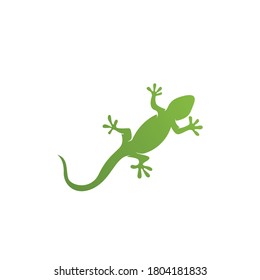 Lizard. Animal vector logo template
