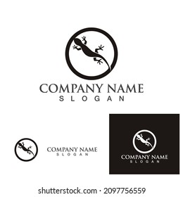 Lizard animals logo and symbols vector temlate