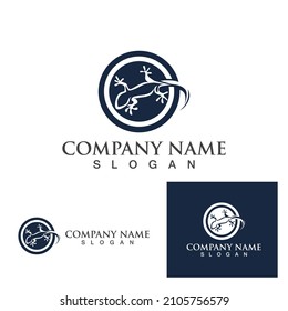 Lizard animals logo and symbols vector temlate