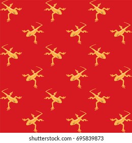 lizard background vector
