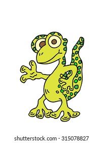 Lizard cartoon