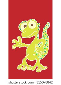 Lizard cartoon