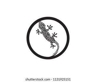 Lizard Chameleon Gecko Silhouette black 