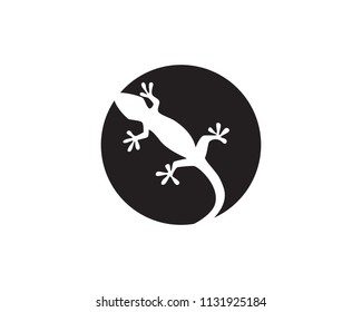 Lizard Chameleon Gecko Silhouette black 