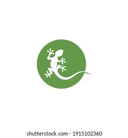 Lizard chameleon logo or icon template vector design