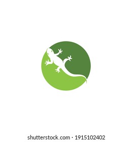 Lizard chameleon logo or icon template vector design