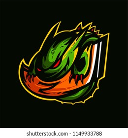 Lizard esport logo template