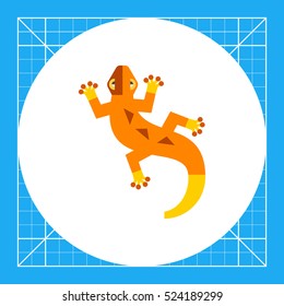 Lizard flat icon