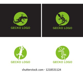 Lizard green logo vector