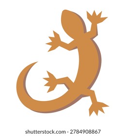 Lizard Icon - Flat Color Icons For Animal and Pet Care
