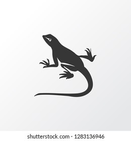 Lizard icon symbol. Premium quality isolated gecko element in trendy style.