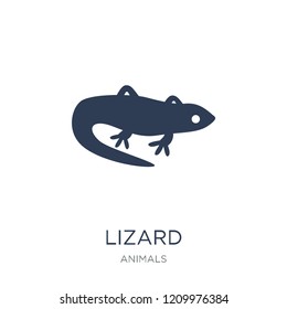 Lizard icon. Trendy flat vector Lizard icon on white background from animals collection, vector illustration can be use for web and mobile, eps10