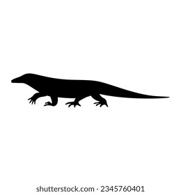 Lizard icon vector. Reptile illustration sign. cold blooded symbol or logo.